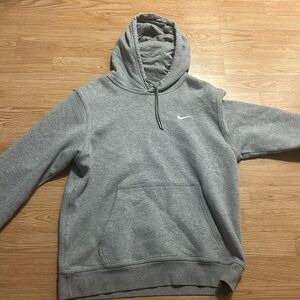 Nike Grey Hoodie Mens